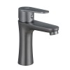 Set miscelatori lavabo e bidet nichel nero satinato serie Lizzy in ottone