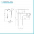 Set miscelatori lavabo e bidet nero opaco serie Lizzy in ottone