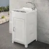 Lavatoio da esterno 45x50 con vasca e asse lavapanni in kit montaggio