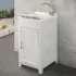 Lavatoio da esterno 45x50 con vasca e asse lavapanni in kit montaggio