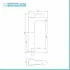 Set rubinetti lavabo alto e bidet cromati Paco piletta inclusa