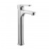 Set rubinetti lavabo alto e bidet cromati Paco piletta inclusa