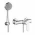 Miscelatore doccia esterno cromato con kit doccetta Paco