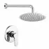 Set doccia incasso tondo Paco con soffione 20 cm cromato