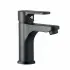 Set rubinetteria nero opaco completa per lavabo bidet e vasca serie Paco 