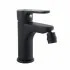 Set rubinetteria nero opaco completa per lavabo bidet e vasca serie Paco 