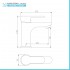 Coppia rubinetti bagno lavabo e bidet nero opaco serie Paco 