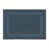 Tappeto bagno scendi doccia 100% cotone turchese cobalto 45x65 cm