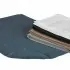 Tappeto bagno scendi doccia 100% cotone turchese cobalto 45x65 cm