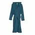 Accappatoio turchese 100% cotone taglia S con tasche cappuccio e cintura