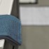 Asciugamani ospite per bagno 55x100 cm turchese cobalto in cotone 100% 