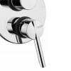 Miscelatore doccia incasso Piralla Serena con deviatore cromato