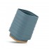Accessori bagno in set completo da 4 pezzi in abs turchese cobalto linea Wave