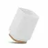 Accessori bagno in set completo da 4 pezzi in abs bianco linea Wave