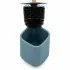 Accessori bagno in set completo da 4 pezzi in abs turchese cobalto linea Wave