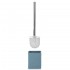Accessori bagno in set completo da 4 pezzi in resina turchese cobalto effetto pietra