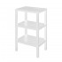 Scaffale bagno 3 ripiani bianco effetto legno in kit montaggio Buzz
