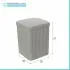 Pattumiera bagno grigia in plastica 10 lt con coperchio basculante Buzz