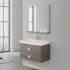 Mobile bagno moderno sospeso 2 cassetti