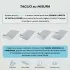 Piatto doccia 70x100 marmo resina Karen grigio effetto pietra 