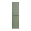 Colonna bagno sospesa 140 cm verde effetto legno 2 ante soft-close Sofia