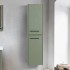 Colonna bagno sospesa 140 cm verde effetto legno 2 ante soft-close Sofia