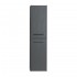 Colonna bagno sospesa 140 cm grigio effetto legno 2 ante soft-close Sofia