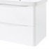 Mobile bagno sospeso 80 cm bianco lucido con specchio reversibile Zen
