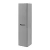 Colonna bagno sospesa 140 cm grigio lucido 2 ante soft-close Stillo
