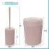 Set completo accessori bagno da appoggio 5 pezzi rosa in plastica Ring