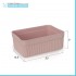 Vassoio porta oggetti da appoggio rosa in plastica Ring