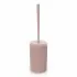Scopino WC da appoggio rosa in plastica Ring