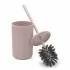Scopino WC da appoggio rosa in plastica Ring