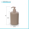 Dispenser sapone da appoggio tortora in plastica Ring