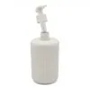 Accessori bagno appoggio in set completo 5 pezzi beige in plastica Ring