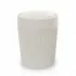 Pattumiera bagno beige in plastica 4,2 lt con coperchio basculante Ring