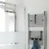 Appendiabiti da porta e termoarredo in acciaio nero e bambù Haiti