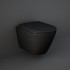 Copriwater slim softclose nero opaco originale serie Feeling 