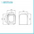Copriwater softclose compatibile Vitra S20 termoindurente bianco
