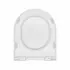 Copriwater slim softclose compatibile Vitra Integra round termoindurente bianco