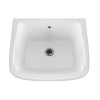 Pilozzo lavatoio 60x50 cm in ceramica da installare in appoggio