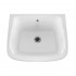 Pilozzo lavatoio 60x50 cm in ceramica da installare in appoggio