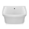 Pilozzo lavatoio 60x50 cm in ceramica da installare in appoggio