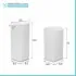Set completo accessori bagno bianco in abs Tender