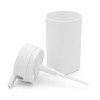 Set accessori bagno dispenser e portaspazzolini da appoggio bianco in abs Tender