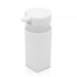 Set accessori bagno dispenser e portaspazzolini da appoggio bianco in abs Tender