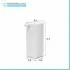 Dispenser sapone da appoggio bianco in abs Tender