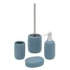 Porta sapone da appoggio turchese cobalto in ceramica Cup