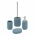 Porta sapone da appoggio turchese cobalto in ceramica Cup