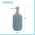 Dispenser sapone da appoggio turchese cobalto in ceramica Cup